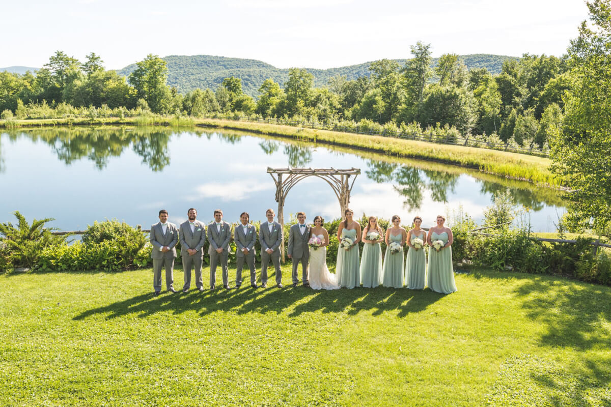 The Ponds at Bolton Valley Wedding Party
