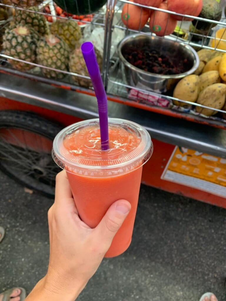 Smoothies in Chiang Mai Thailand