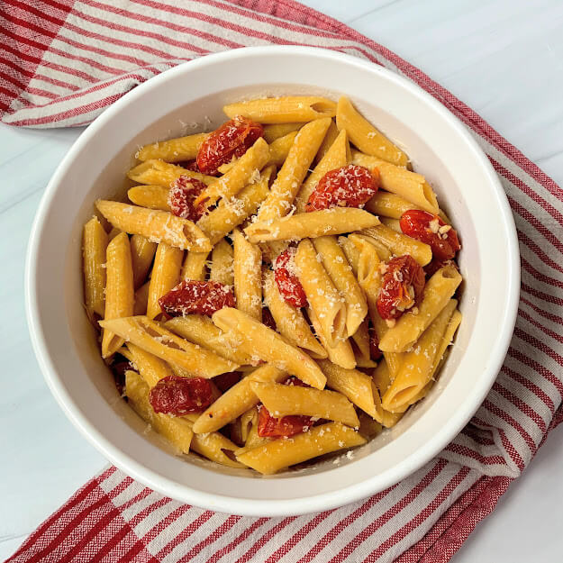 Gluten-Free Pasta with Cherry Tomatoes