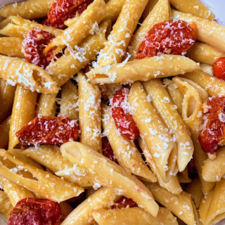 Gluten-Free Penne With Cherry Tomatoes