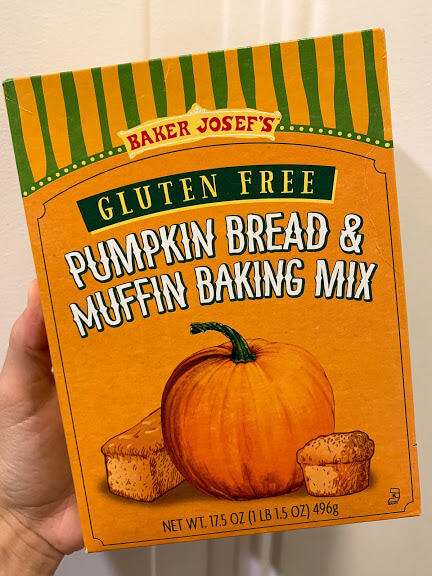 gluten-free pumpkin bread and muffin baking mix