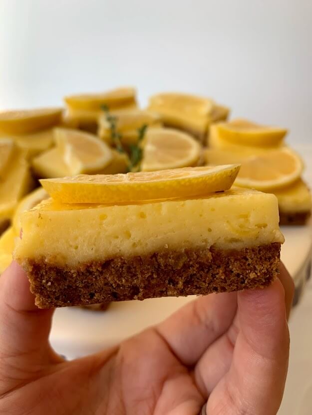 gluten-free lemon bar