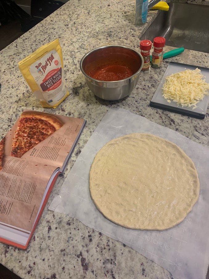 Gluten-Free Pizza Cookbook setup