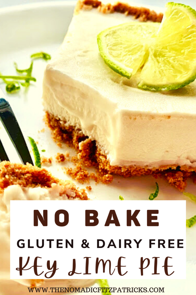 gluten and dairy free key lime pie recipe pin