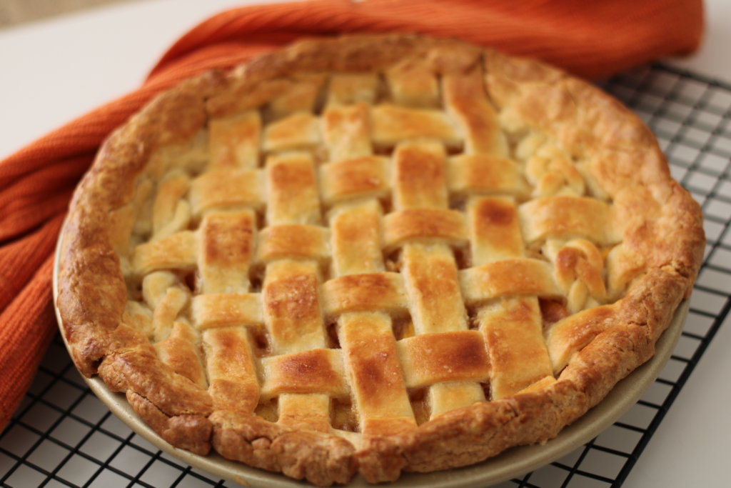 gluten-free peach pie