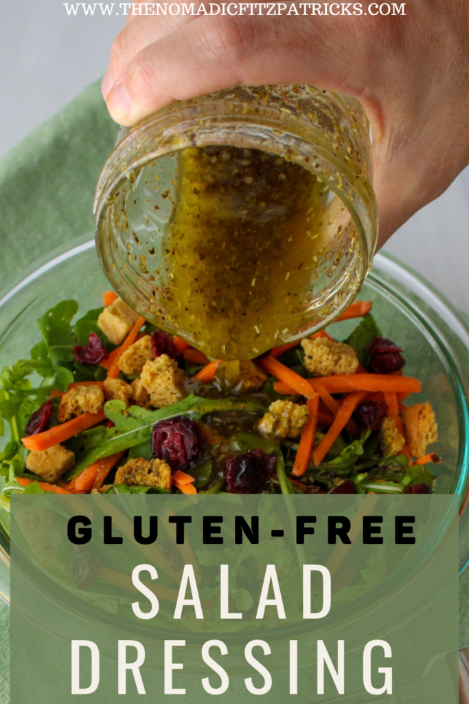 gluten-free salad dressing pin