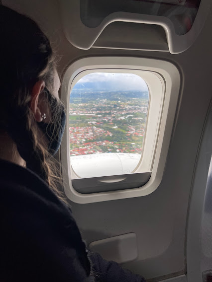 Tayler plane ride Costa Rica