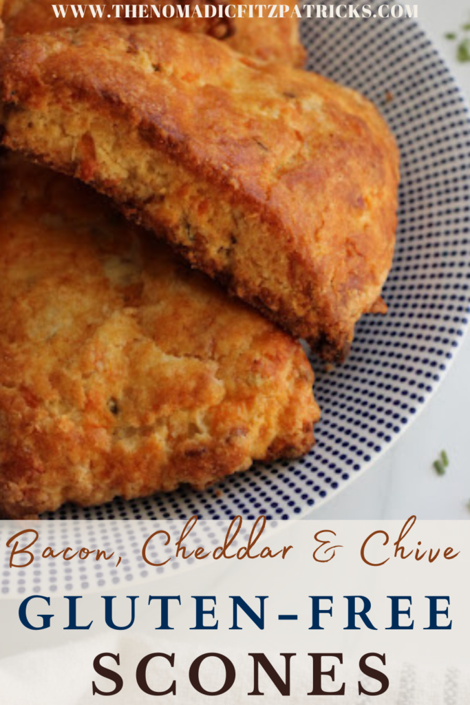 gluten-free bacon cheddar chive scones