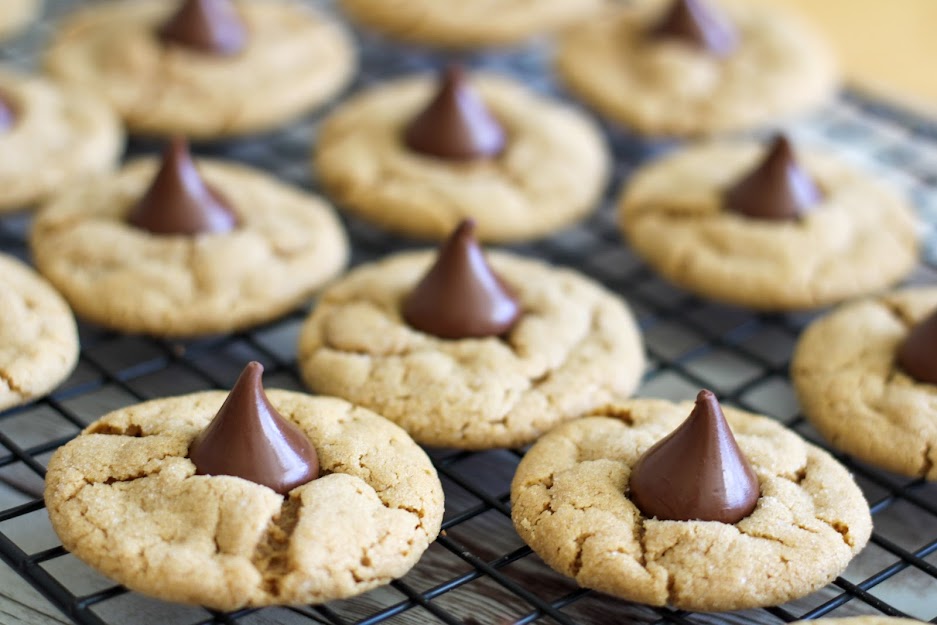 gluten-free peanut butter blossoms