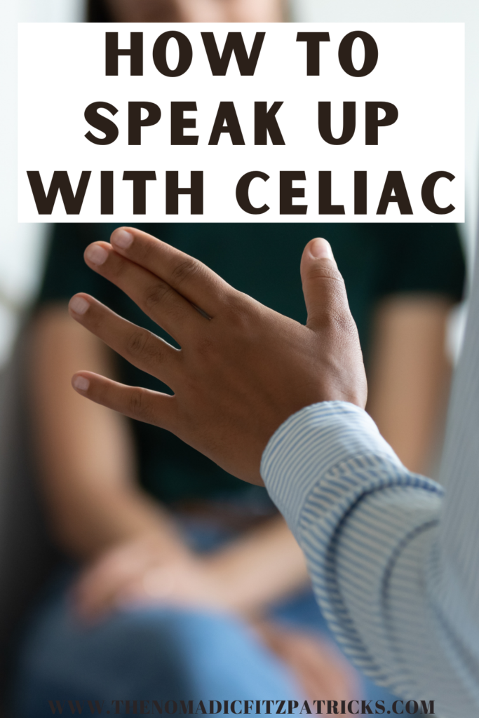 how to self advocate with celiac disease