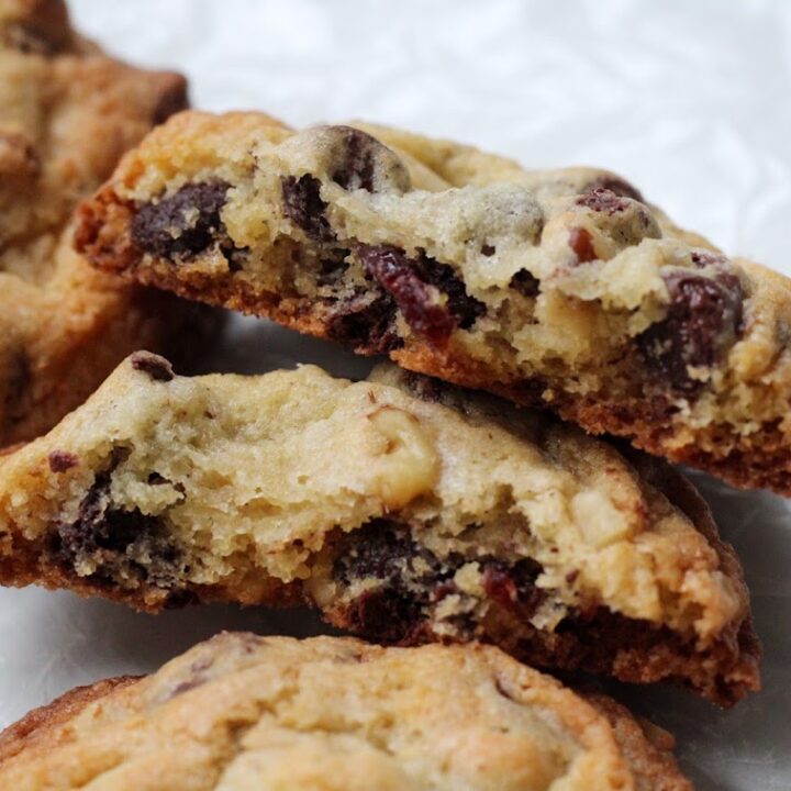 Gluten-Free Chocolate Chip Cranberry Walnut Cookies