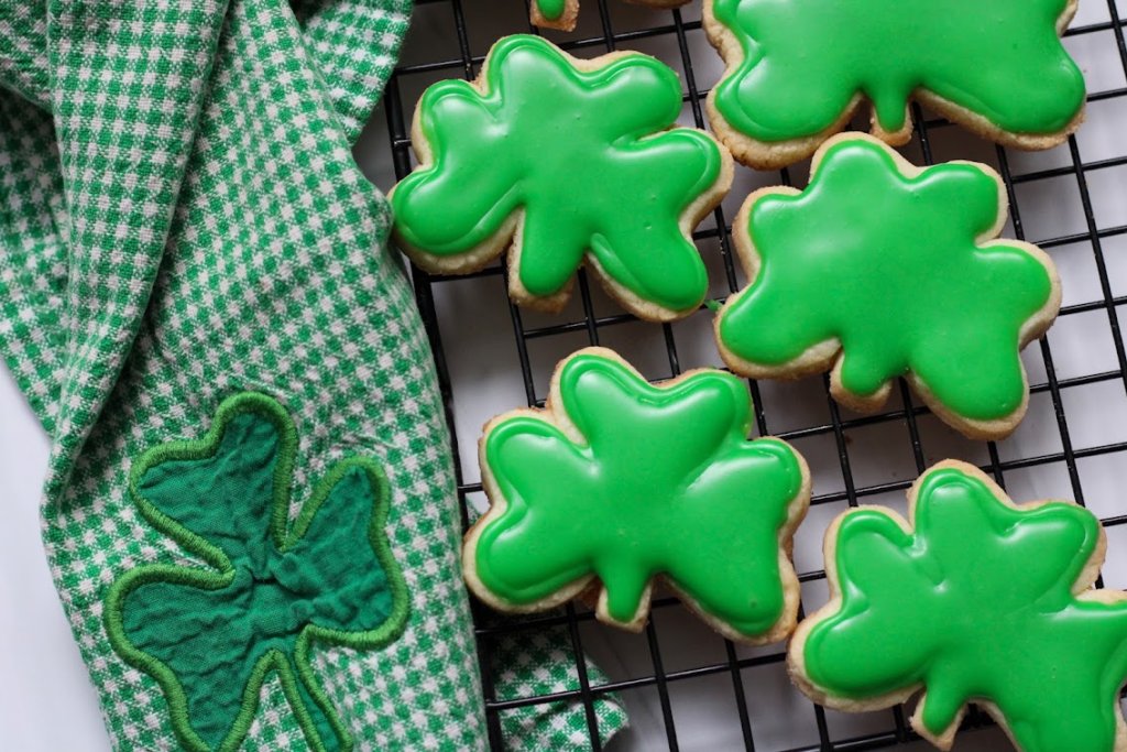 gluten-free st. patrick's day cookies