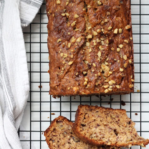 Gluten-Free Banana Bread With Walnuts