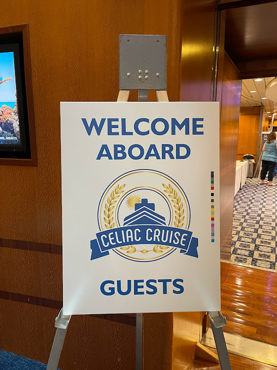 Celiac Cruise sign