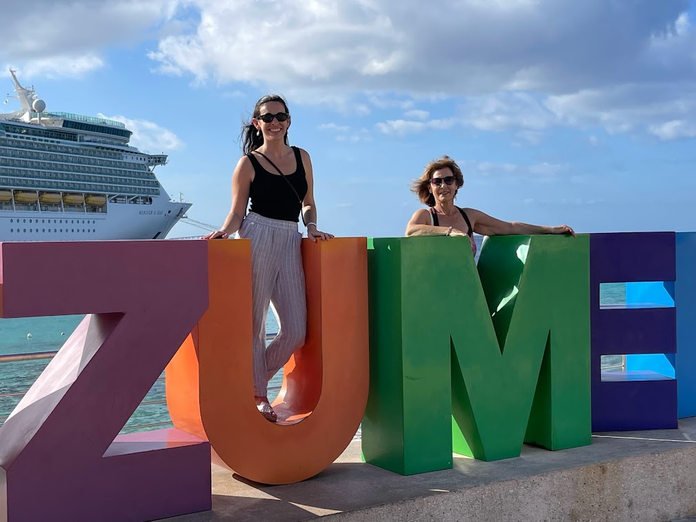 Jen and Mom Cozumel