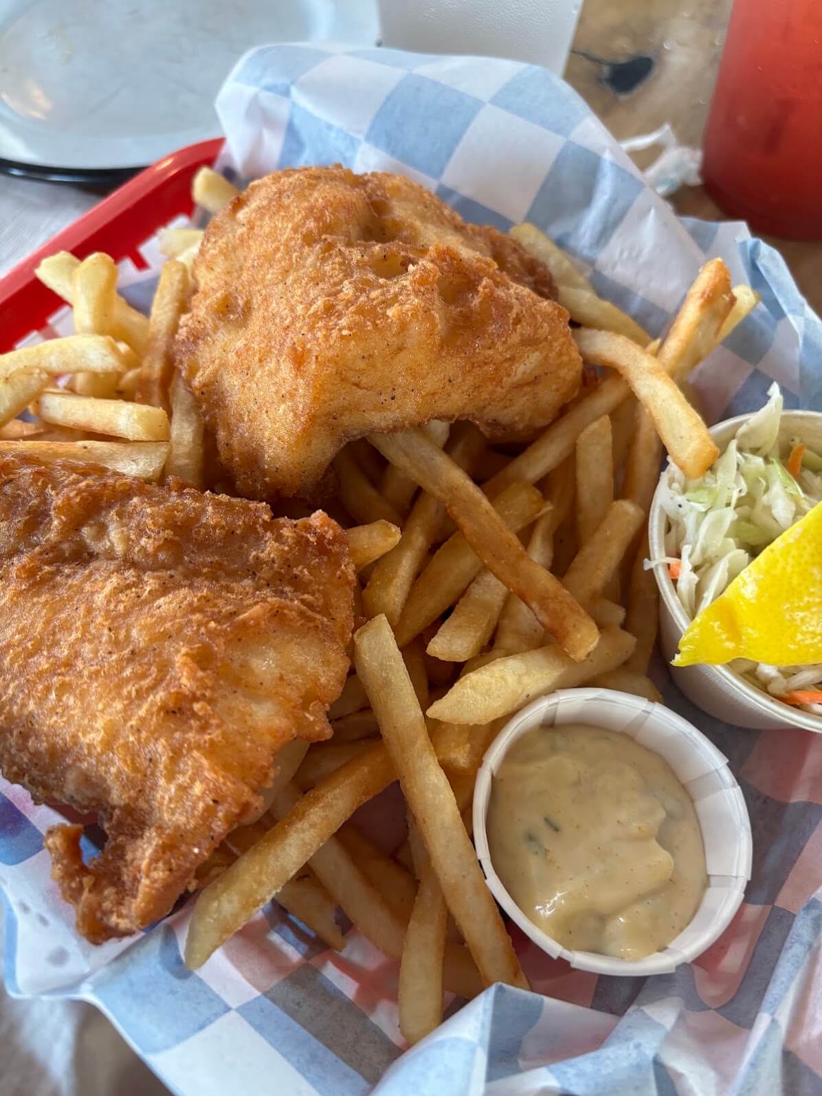 Luke's Lobster fried fish & chips gluten-free