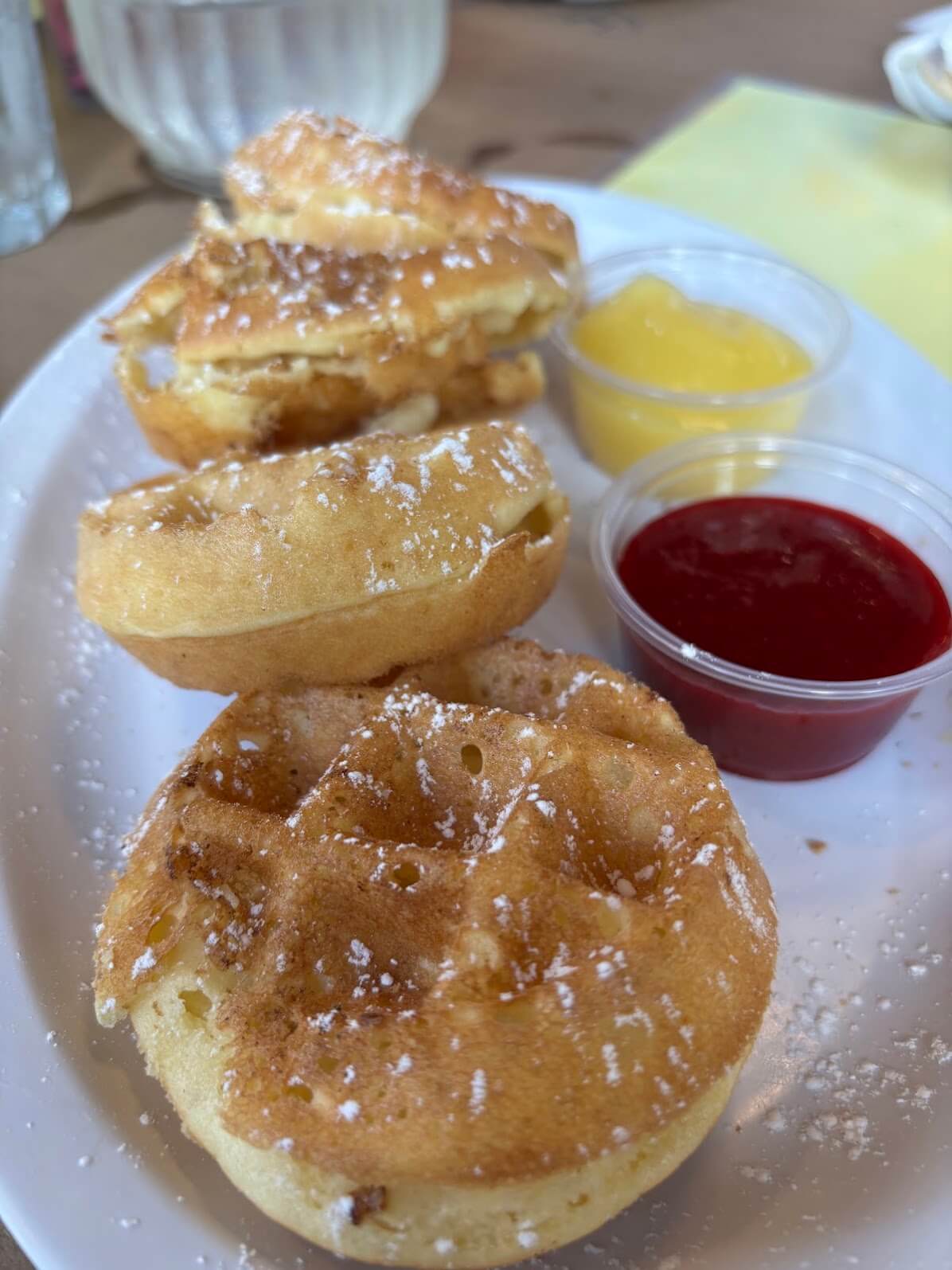 Sinful Kitchen gluten-free waffle
