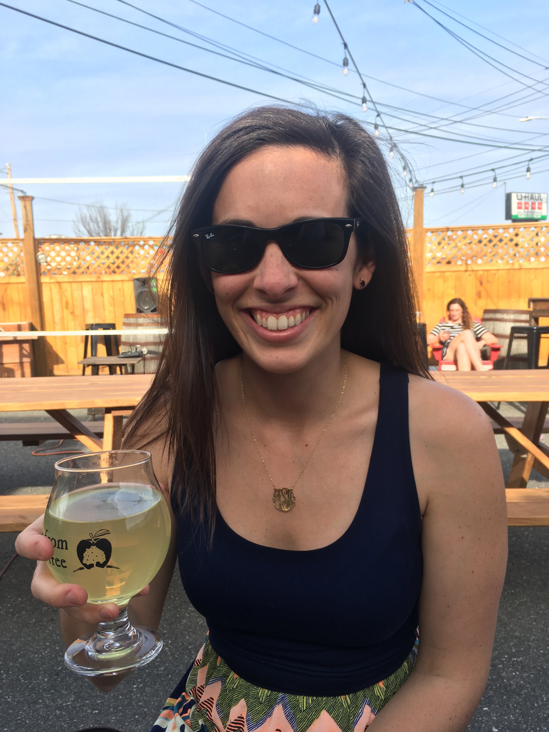 gluten-free Salem Jen with cider