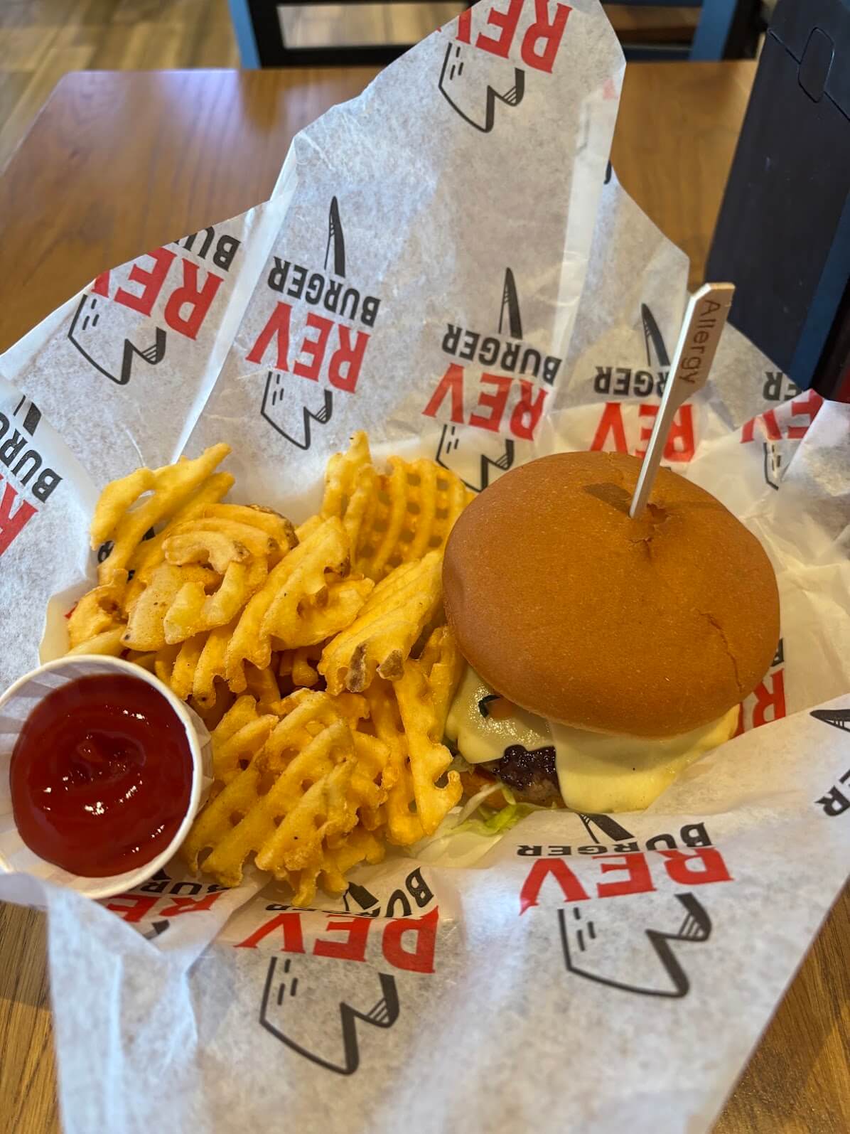 Rev Burger gluten-free