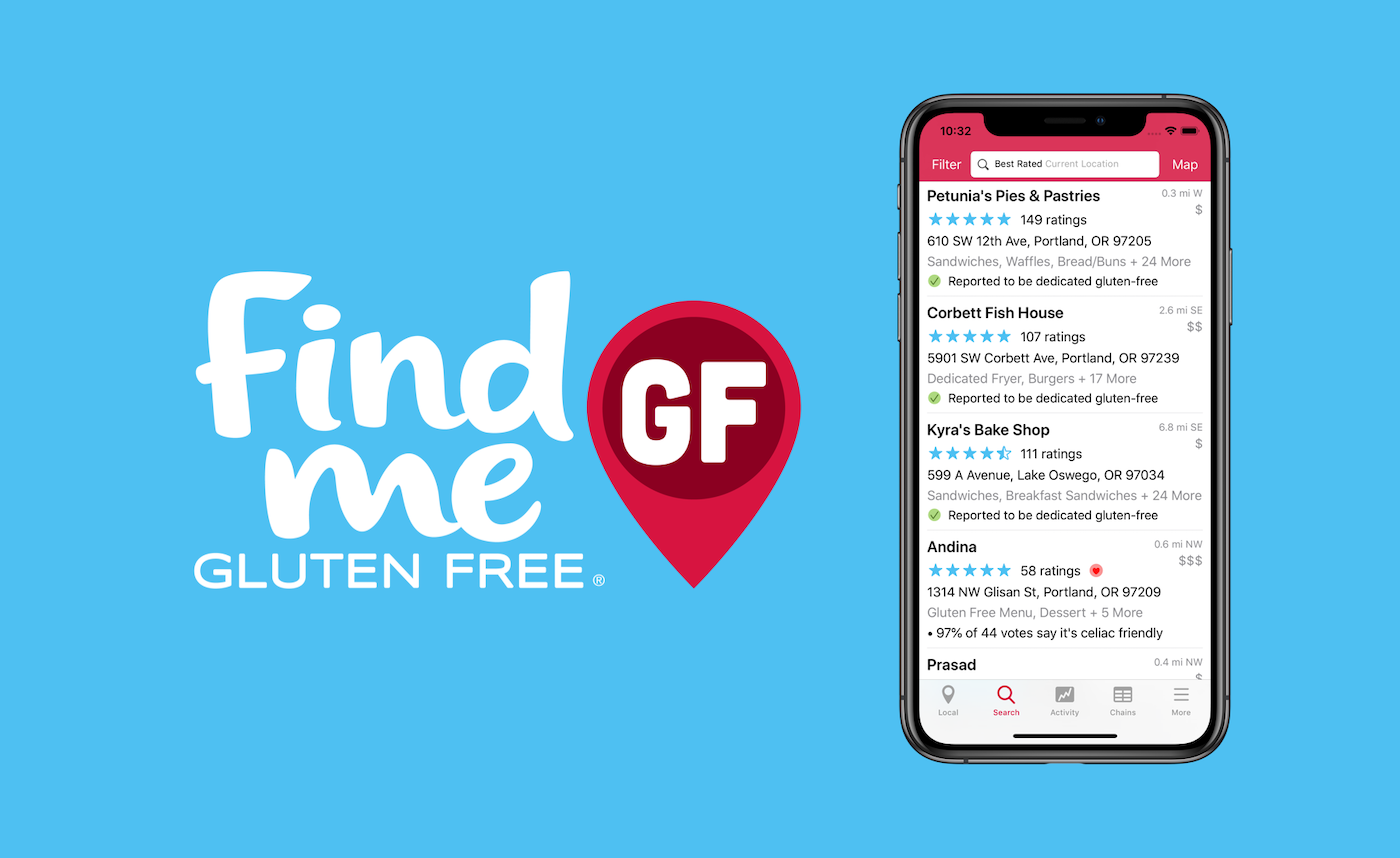 How to find celiac friendly restaurants: Find me Gluten free