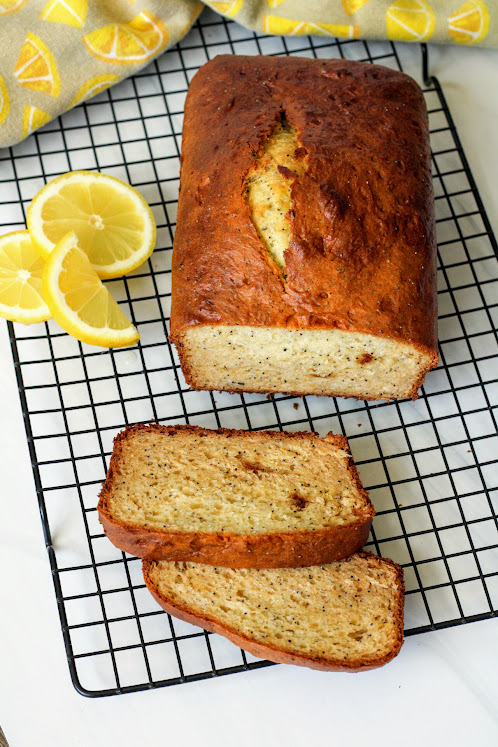 gluten-free lemon poppy seed bread