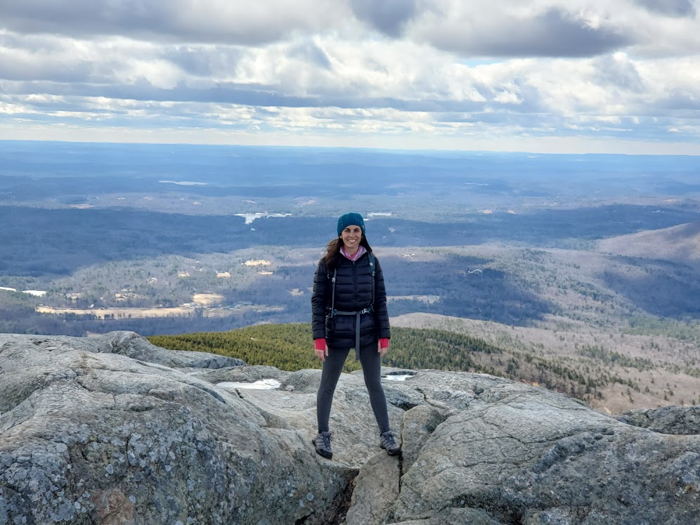 Jen hiking with celiac disease