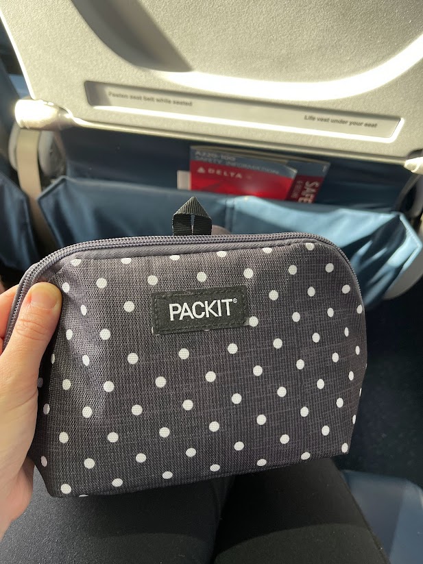PackIt cool lunchbox for flying with celiac