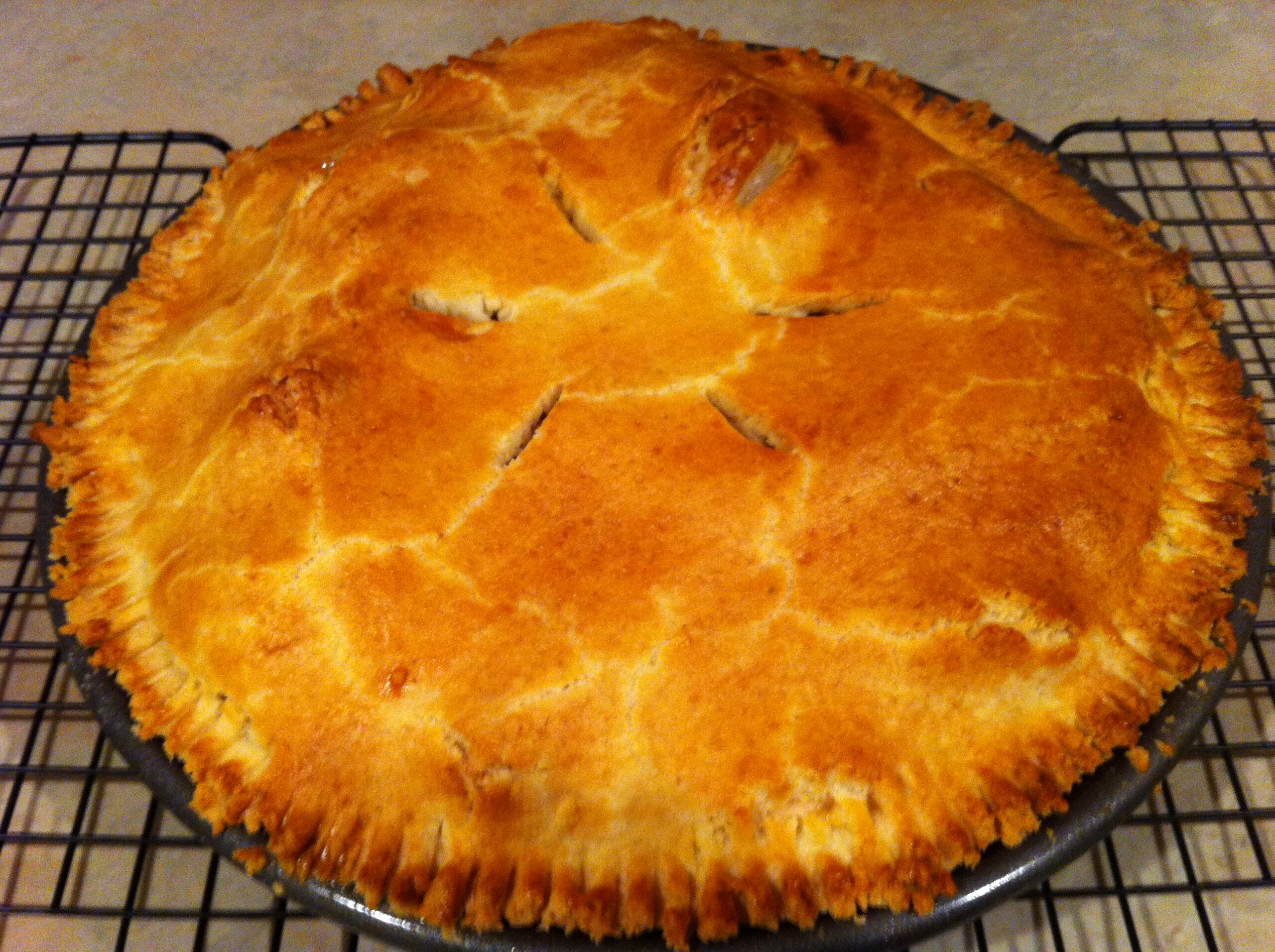 Old gluten-free apple pie