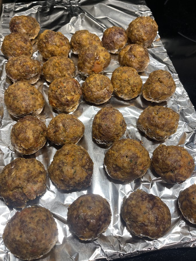 gluten-free baked meatballs