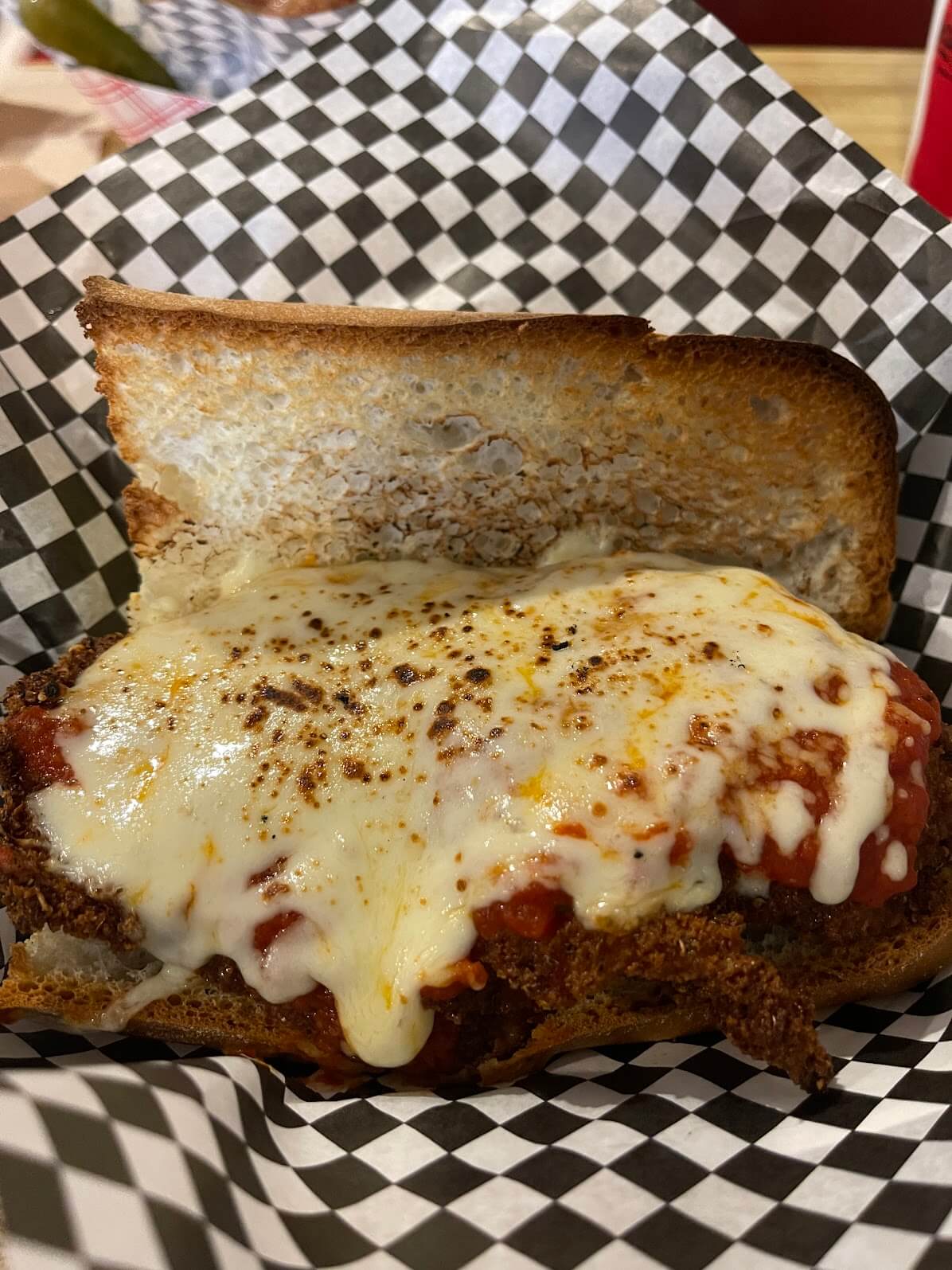 Gluten-free chicken parmesan
